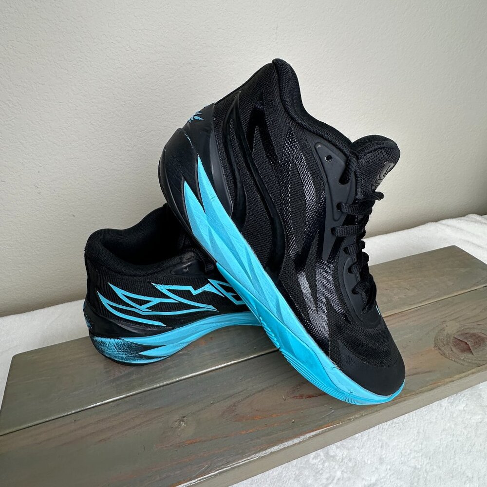 Puma LaMelo Ball MB.01 "Galaxy" Men’s Size 10 Basketball Shoes Black Blue